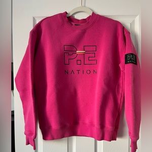 P.E Nation - HEADS UP SWEAT in hot pink (size S)